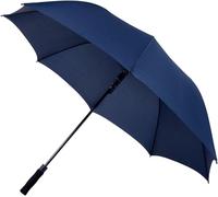 Falcone - Paraguas Antiviento de Golf - Automático - Resistente al Viento, Lluvia y Tormentas - Azul Marino - Para Hombres y Mujeres - 130 cm