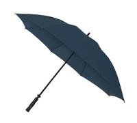 Falcone - Paraguas Antiviento de Golf - Manual - Resistente al Viento, Lluvia y Tormentas - Azul Marino - Para Hombres y Mujeres - 125 cm