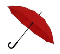 Falcone Paraguas Plegable Grande - Apertura Automática - Resistente al Viento y las Tormentas - Estructura Reforzada - Compacto y Duradero - Para Hombres y Mujeres - Rojo - 102 cm