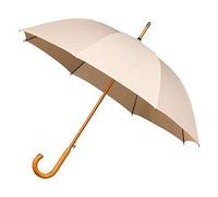 Falcone Parapluie Long - Ouverture automatique Résistant au Vent Beige Paraguas clásico, 89 cm