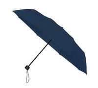 Falconetti Paraguas Plegable - Mini Paraguas - Apertura Manual - 8 Varillas de Fibra de Vidrio - Para Mujer y Hombres - Toldo de Poliéster Resistente - Dosel de 90 cm Diámetro - Azul Marino