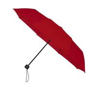 Falconetti Paraguas Plegable - Mini Paraguas - Apertura Manual - 8 Varillas de Fibra de Vidrio - Para Mujer y Hombres - Toldo de Poliéster Resistente - Dosel de 90 cm Diámetro - Rojo