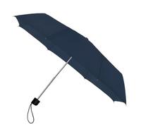 Falconetti Paraguas Plegable - Mini Paraguas - Apertura Manual - 8 Varillas de Fibra de Vidrio - Para Mujer y Hombres - Toldo de Poliéster Resistente - Dosel de 90 cm Diámetro - Azul marino