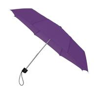 Falconetti Paraguas Plegable - Mini Paraguas - Apertura Manual - 8 Varillas de Fibra de Vidrio - Para Mujer y Hombres - Toldo de Poliéster Resistente - Dosel de 90 cm Diámetro - Morado