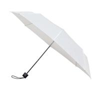 Falconetti Paraguas Plegable - Mini Paraguas - Apertura Manual - 8 Varillas de Fibra de Vidrio - Para Mujer y Hombres - Toldo de Poliéster Resistente - Dosel de 90 cm Diámetro - Blanco