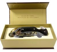 FALCORK® 249 Precision - Sacacorchos Profesional Diseñado para el Descorche Suave, Controlado e Higiénico de los Corchos Largos de hasta 49 mm con Palanca Fija Única de 2 Pasos