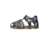 Falcotto ALBY-Sandalias semicerradas de piel con dinosaurios, Azul marino 18