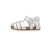 Falcotto Sandalias semicerradas de piel, Plateado- 24