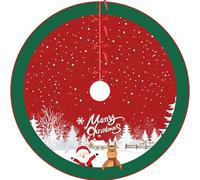 Falda Arbol De Navidad 90 Cm,Alfombra Arbol De Navidad,Cubre Pie Arboll De NavideñA,Faldon Arbols NavideñA,Base Alfombra Arbols Navida DecoracióN（04）