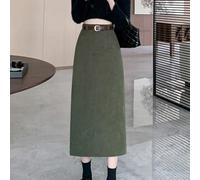 Falda casual con cordón para mujer diseñada para elevar tu juego de moda mientras que es cómoda durante el uso diario (XL verde)