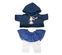 Falda con capucha de princesa de 40,6 cm, ropa de oso de peluche, tamaño: 40 cm, se adapta a Build a Bear