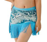 Falda con purpurina para mujer, falda de lentejuelas, disfraz de carnaval brillante 2026, faldas cortas con purpurina, disfraz de carnaval, azul, talla única