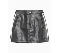 Falda corta adidas Originals Pleather para mujer Negro 44