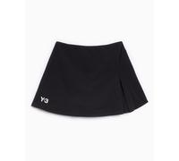 Falda corta adidas Y-3 Tennis Match para mujer Negro L