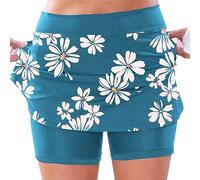 Falda corta para mujer de cintura alta sólida tenis golf entrenamiento deportes pantskirts para yoga Gym Dance Running vientre plano faldilla de tela extensible para mujer, verano falda atlética, 03