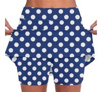 Falda corta para mujer de cintura alta sólida tenis golf entrenamiento deportes pantskirts para yoga Gym Dance Running vientre plano faldilla de tela extensible para mujer, verano falda atlética, 04
