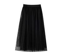 Falda corta para niña de 1 a 10, de 16 cm, Negro , 1-3Years