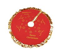 Falda De Árbol Con Estampado Navideño Estera De La Falda Del Árbol De La Boda Vestido Con Falda De Árbol De Temporada Alce Copos De Nieve Árbol Faldas Árbol De Navidad Vestir