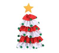 Falda de árbol de Navidad, bolsa para botella de vino, para árbol de Navidad, diseño de estrella creativa, divertida botella de champán, suéter, manga para decorar