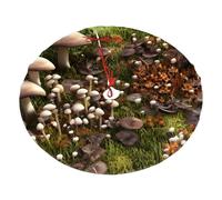 Falda de árbol de Navidad con estampado de hongos salvajes, decoración de árboles, faldas de Navidad, cubierta de Navidad para fiesta, decoración del hogar de invierno