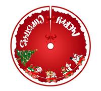 Falda de árbol de Navidad, cubierta de base para árbol de Navidad, 35 pulgadas, lavable, para decoración de fiesta de invierno, decoración de fiesta de vacaciones, falda