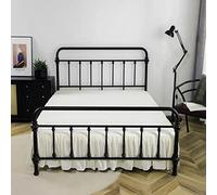 Falda De Cama Falda de Cama Envolvente para Cama, Cama matrimonial, Individual, tamaño King, Colcha, diván, Base de Cama, Cenefa Envolvente, Alternativa a la Falda de Cenefa Tradicional, fácil de Col