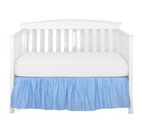 Falda de Cama for Cuna Falda de Cama Cuna Blanca con sábana Superior