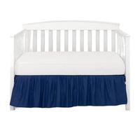 Falda de Cama for Cuna Falda de Cuna Plisada Blanca 4 Lados