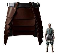 Falda de Cuero, Falda Vikinga Armadura de Cintura de Cuero PU Medieval Cinturón Ancho Armadura de Muslo Caballeros Mercenarios con Cinturón Disfraz Medieval Retro Gótico para Fiesta de Cosplay, Cintu