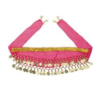 Falda de danza del vientre con lentejuelas brillantes para perro, disfraz de baile, bufanda de cadera pequeña, accesorio para mascotas, cadena de cintura con lentejuelas