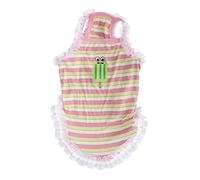 Falda de encaje para perros, ropa de verano para mascotas, camisola para perros y gatos (2XL)