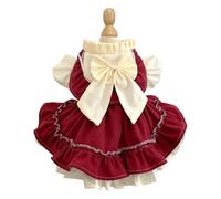 Falda de gato con lazo, falda de princesa para mascotas, vestido Lolita Teddy Bichon Yorkshire Terrier