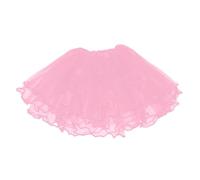 Falda de gran tamaño, falda de tul para mujer tutú para espectáculo de Navidad de tul con cuatro volantes