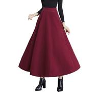 Falda De Las Mujeres Verano De Las Mujeres Minifalda De Encaje Con Volantes Asimétrico Dobladillo De Lencería Acampanada Corte Para Seductora Falda Negro, Rojo n.º 1., M