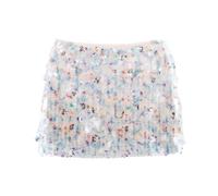 Falda de Lentejuelas Minifalda de Lentejuelas for Mujer, Estilo Punk, Verano, con Temperamento a la Moda para Mujeres(M)