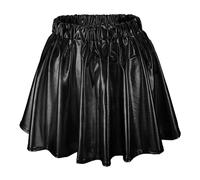 Falda de lentejuelas para mujer, falda corta plisada de cintura alta lisa, para mujer, holgada, patinadora metalizada, mini plisada, con lentejuelas brillantes