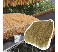 Falda de Mesa de Paja de Palma Artificial Estilo Mexicano de 50 x 50 cm - Decoración ecológica de césped Artificial para Fiestas, Eventos y Celebraciones al Aire Libre.