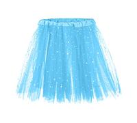 Falda de Mujer 2025 Cosplay Enagua Linda Enagua Falda de Ballet Swing Falda Hinchada y a la Moda Faldas de Tutú para Niñas, azul celeste, Altoa única
