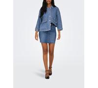 Only Minifalda ONLWONDER para Mujer, Medio De Mezclilla Azul, XS