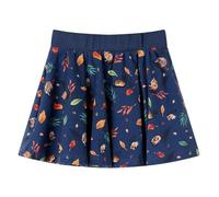 Falda de Niña con Estampado de Animales Ropa Cintura Elástica Azul Marino 116