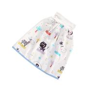 Falda de Pañal Plegable para Niño Niña, Algodón Lavable | Capa Tpu, Respaldo de Fibra de Bambú, Cierre Oculto Fijo, Doble Botón, para Cama y Sofá