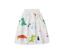 Falda de Pañales para Niños, Morbuy 2 en 1 Lavable Falda Aprendizaje Limpia Falda Pañal de Bebé Pantalones de Cintura Alta a Prueba de Fugas para Un Buen Sueño (cocodrilo,M: Longitud 35cm)