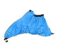 Falda de pulverización para kayak, cubierta impermeable para cabina con cintura ajustable para kayak, canoa, rafting, falda de cubierta de poliéster 290T con correa de liberación rápida, gris (M azul)