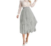 Falda De Raso Larga para Flamenca Abertura Lino Invitada Brillante Militar Hippies Nudo Fiestas Delante Terciopelo Delantera Deportivas Marinera Encima Entalladas Rectas Todo