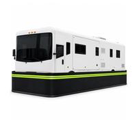 Falda de Rueda 360° para Todo Tipo de Clima, Faldón Protectora Vehicular Universal de 95cm con Malla de Acero Inoxidable, Diseño Reflectante para Exterior(Green,32 * 0.95m(105 * 3.1ft))