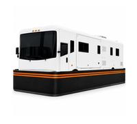 Falda de Rueda 360° para Todo Tipo de Clima, Faldón Protectora Vehicular Universal de 95cm con Malla de Acero Inoxidable, Diseño Reflectante para Exterior(Orange,16 * 0.95m(52.5 * 3.1ft))