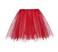 Falda De Tul Mujer, para Rock Party Retro Sexy Tutu Mujer Elegante Clásicas para Carnaval Falda De Fiesta Corta Cintura Elástica Disfraz para Ballet Faldas De Tutú