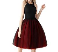 Falda de tul para mujer, falda tirolesa, carnaval, fiesta de los años 50, Rockabilly, ballet, minifalda elástica, enagua para bailar, vestido de noche, disfraz retro, disfraz de carnaval, cosplay