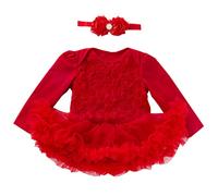 Falda de tul para niños de primavera para niños pequeños, juego de pelele con tutú, vestido con diadema, 2 piezas, ropa de princesa para bebé, falda larga de tul, vestido blanco, b, 1-2 años