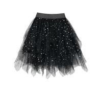 Falda de Tutú con Capas Elegante para Niñas Vestido de Fluido Midi para Celebraciones #1218E